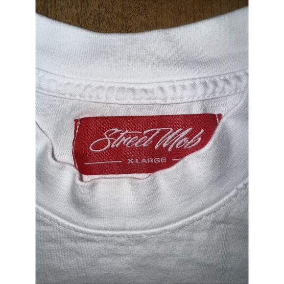 Fuerza Regida Street Mob Banda T-Shirt White XL Regional Mexican Tour Tee - Picture 5 of 5